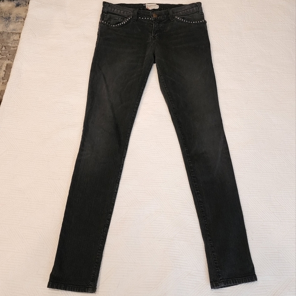 Current/Elliot midnight w/studs skinny jeans - Picture 4 of 12